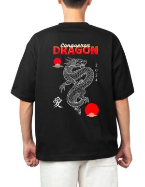 Conqueror Dragon premium streetwear t-shirt